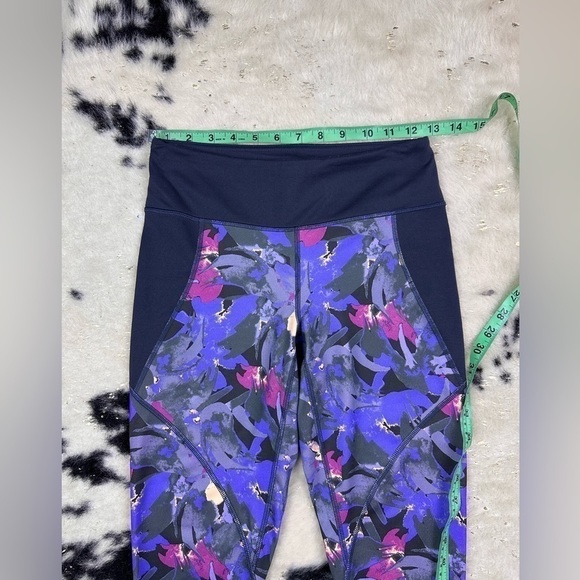 Patagonia Purple Pink Activewear Stretch Yoga Gym Capri Leggings Size Small - Picture 3 of 9